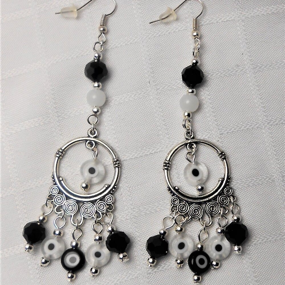 No 8 Tibetan-style assembly for beautiful handmade chandelier earrings